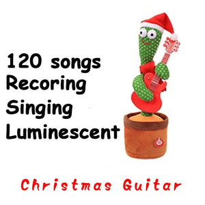 Talking Dancing Cactus Toy for Kids | Recordable Repeating Plush | 5 Styles