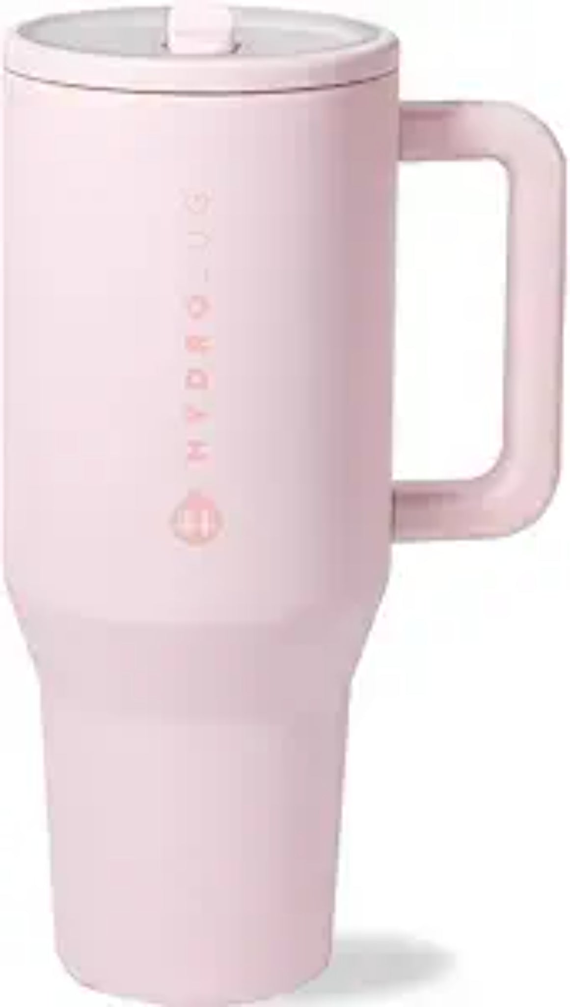 Traveler 32oz Insulated Tumbler with Handle Straw Pink Sand Travel Mug