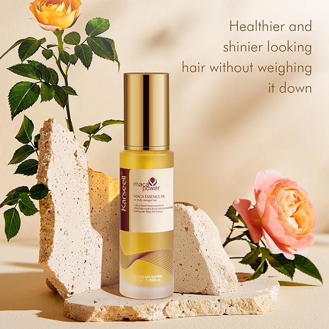 Karseell Moroccan Argan Oil | 50ml | Cold Pressed Hair & Skin Oil | For Dry Damaged Hair