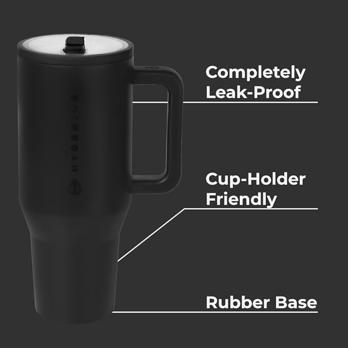 32oz Insulated Tumbler with Handle Straw Pink Sand Travel Drink Cup
