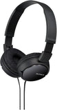 Wired On-Ear Stereo Headphones Lightweight Foldable Comfortable Black Audio Headset
