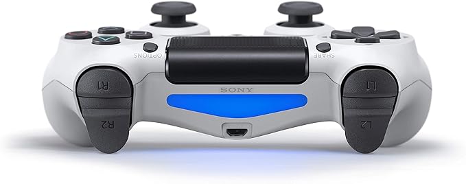 Sony PlayStation DualShock 4 Controller | Glacier White | Official PS4 Wireless Gamepad