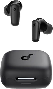Wireless Noise Cancelling Bluetooth Earbuds Powerful Bass 45H Playtime Black