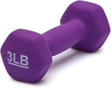 Basics Neoprene Dumbbell Hand Weights for Exercise Muscle Toning Fitness