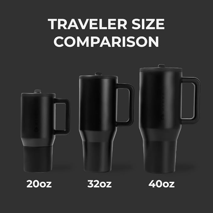 32oz Insulated Tumbler with Handle Straw Pink Sand Travel Drink Cup