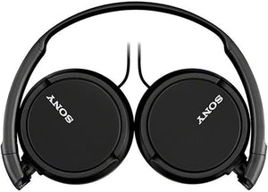 Wired On-Ear Stereo Headphones Lightweight Foldable Comfortable Black Audio Headset