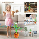 Talking Dancing Cactus Toy for Kids | Recordable Repeating Plush | 5 Styles