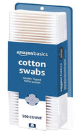 Double-Tipped Cotton Swabs Personal Hygiene Baby Care Safe 500 Count Pack