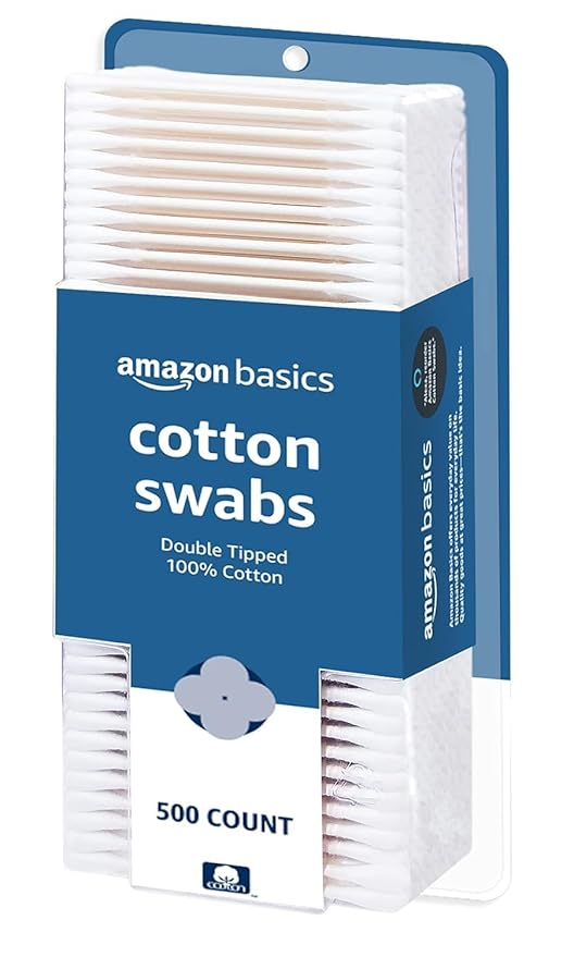 Double-Tipped Cotton Swabs Personal Hygiene Baby Care Safe 500 Count Pack