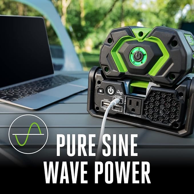 EGO POWER+ 400W Portable Power Inverter Quiet Generator Battery Compatible Outdoor