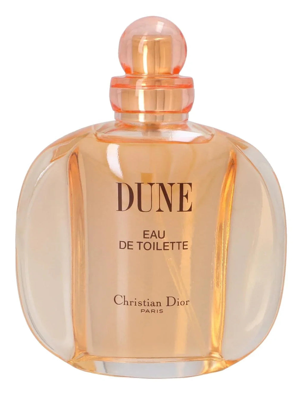 Christian Dior Dune perfume bottle on a white background