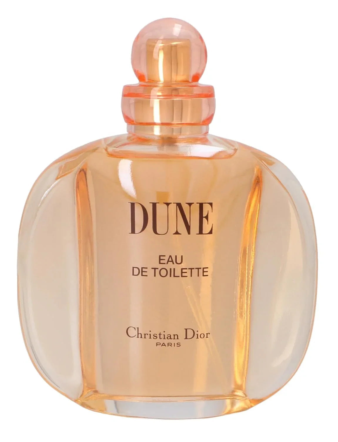 Christian Dior Dune perfume bottle on a white background