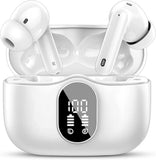 Wireless Bluetooth 5.4 Earbuds Noise Cancelling Stereo Headphones with LED Display