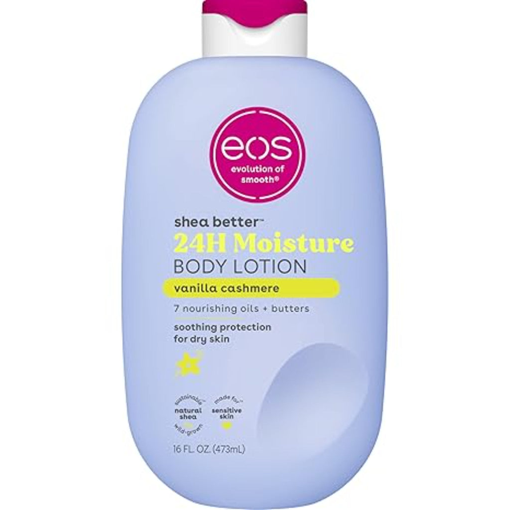 Vanilla Cashmere Body Lotion 24-Hour Moisture Lightweight Non-Greasy Shea Care