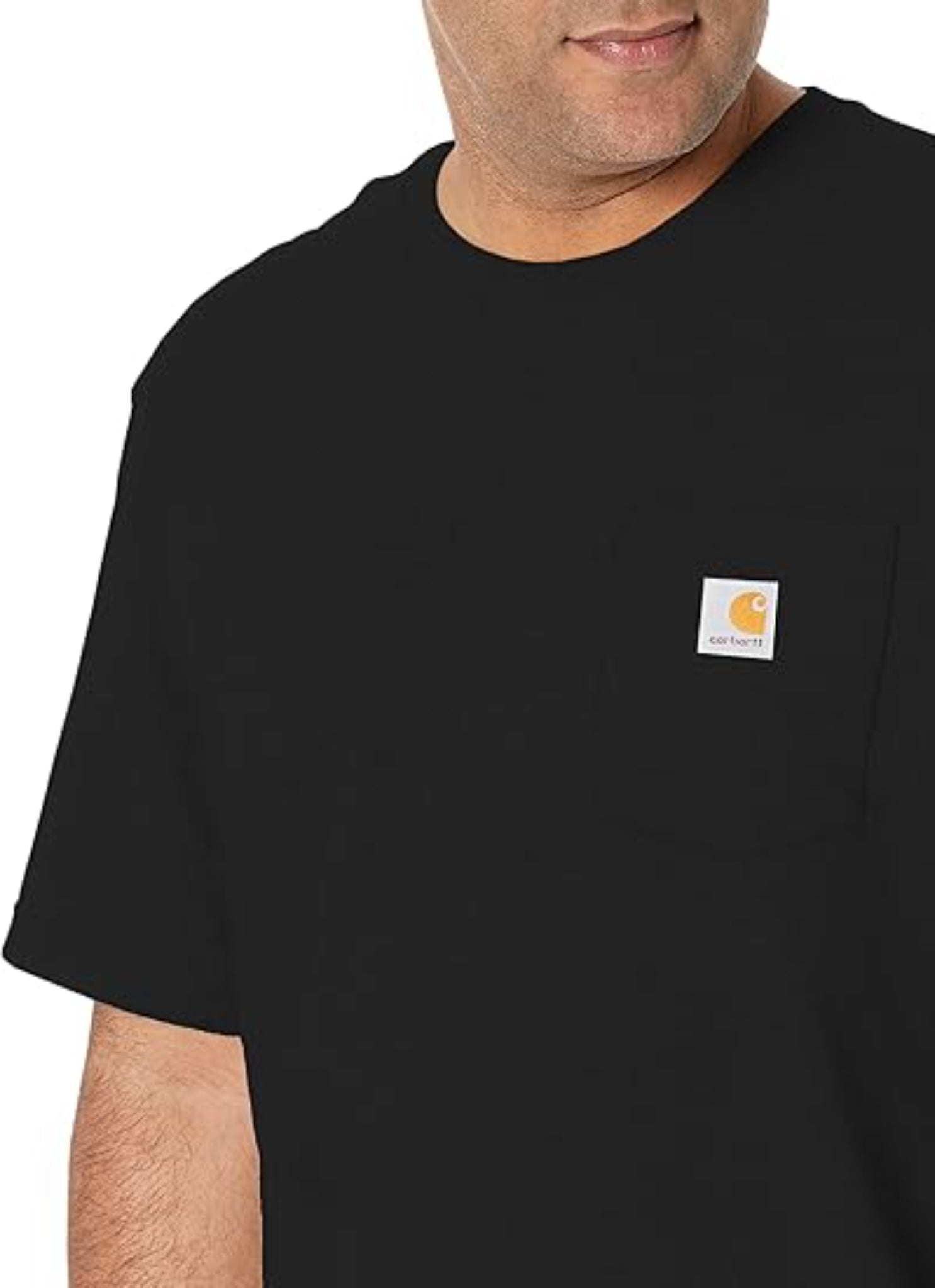 Men's Cotton Pocket T-Shirt Relaxed Fit Short Sleeve Casual Everyday Comfort