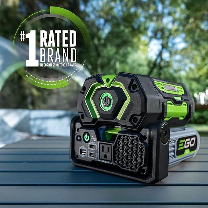 EGO POWER+ 400W Portable Power Inverter Quiet Generator Battery Compatible Outdoor