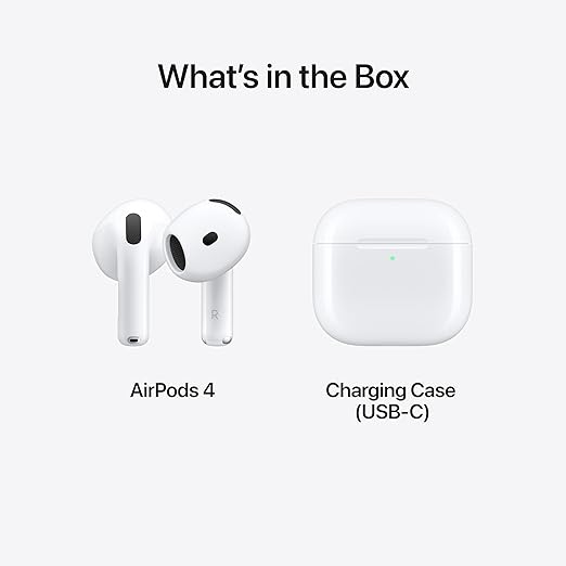 Apple AirPods 4 Wireless Earbuds Bluetooth Headphones H2 Chip USB-C