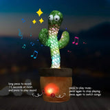 Talking Dancing Cactus Toy for Kids | Recordable Repeating Plush | 5 Styles