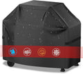 58 Inch Waterproof Outdoor BBQ Grill Cover UV Resistant Adjustable Drawstring Black