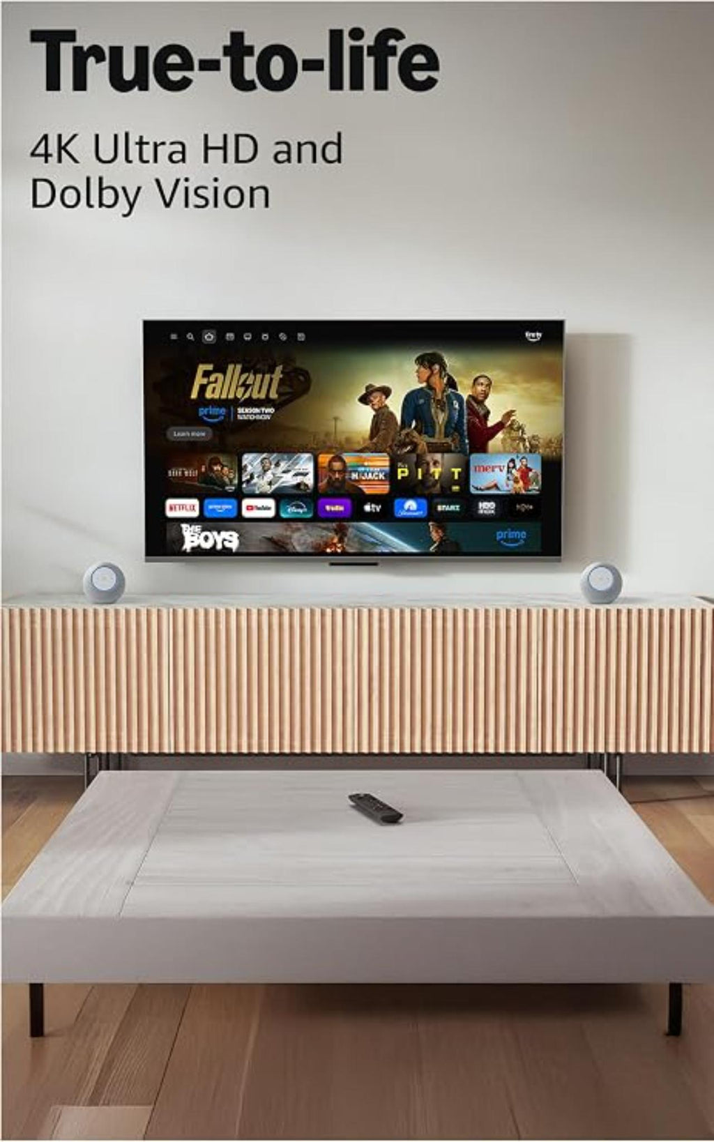 4K Streaming Stick WiFi 6 Voice Remote AI Search Entertainment Device