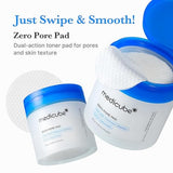 Dual Textured Facial Toner Pads AHA BHA Exfoliating Pore Care Treatment