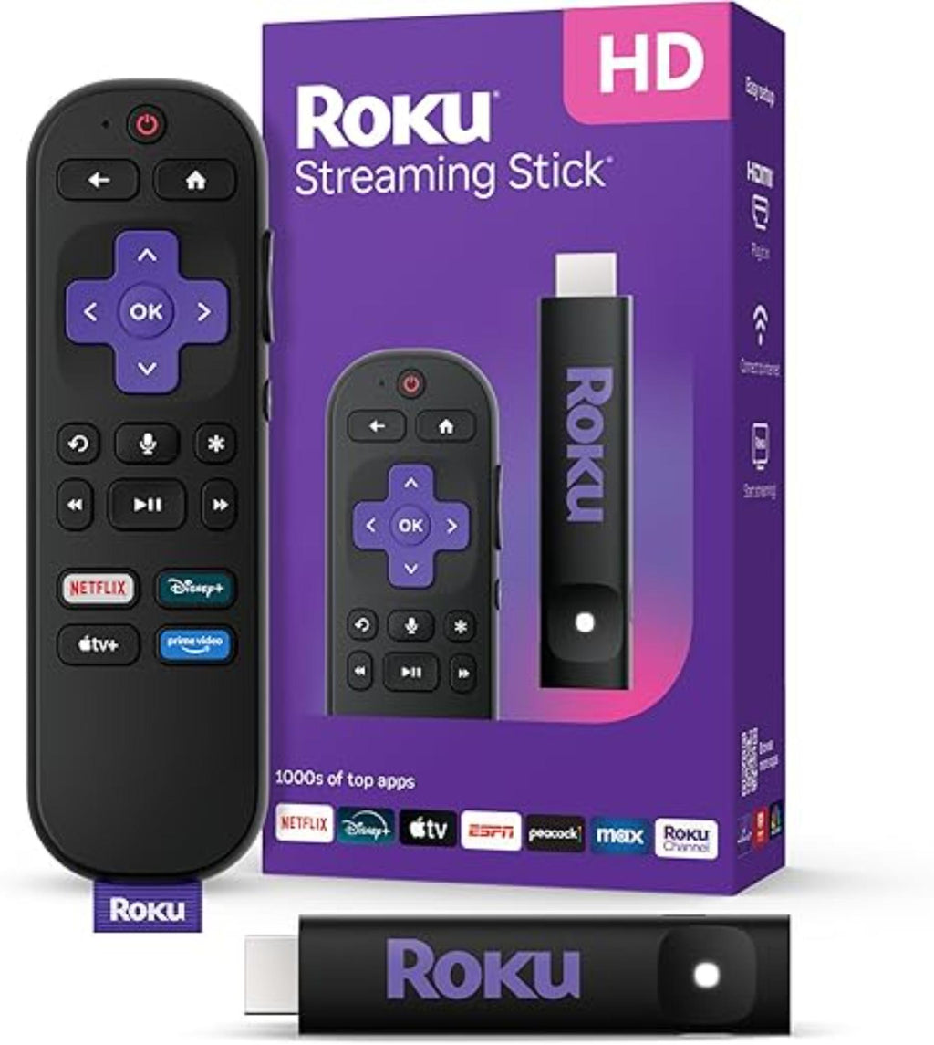 HD Streaming Stick Voice Remote Smart TV Media Player Device Entertainment