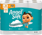 Soft Strong Toilet Paper Mega Rolls Premium Bathroom Tissue 18 Pack