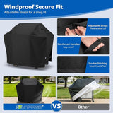 65 Inch Heavy Duty Waterproof Outdoor BBQ Grill Cover UV Protection Durable