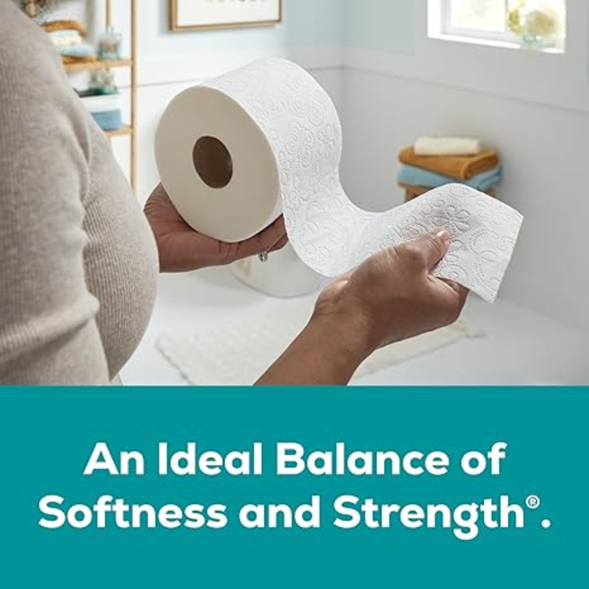 Soft Strong Toilet Paper Mega Rolls Premium Bathroom Tissue 18 Pack