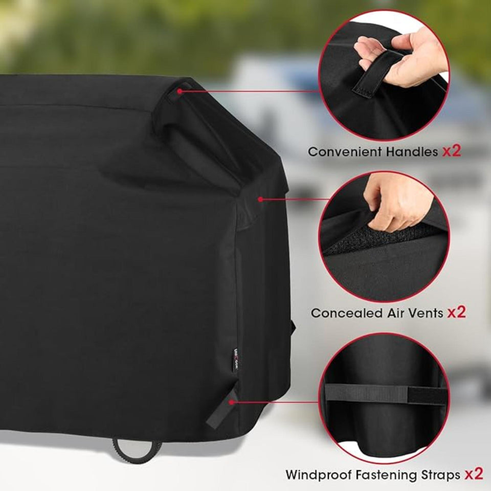 65 Inch Heavy Duty Waterproof Outdoor BBQ Grill Cover UV Protection Durable