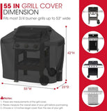 58 Inch Heavy Duty Waterproof Outdoor BBQ Grill Cover All Weather Protection