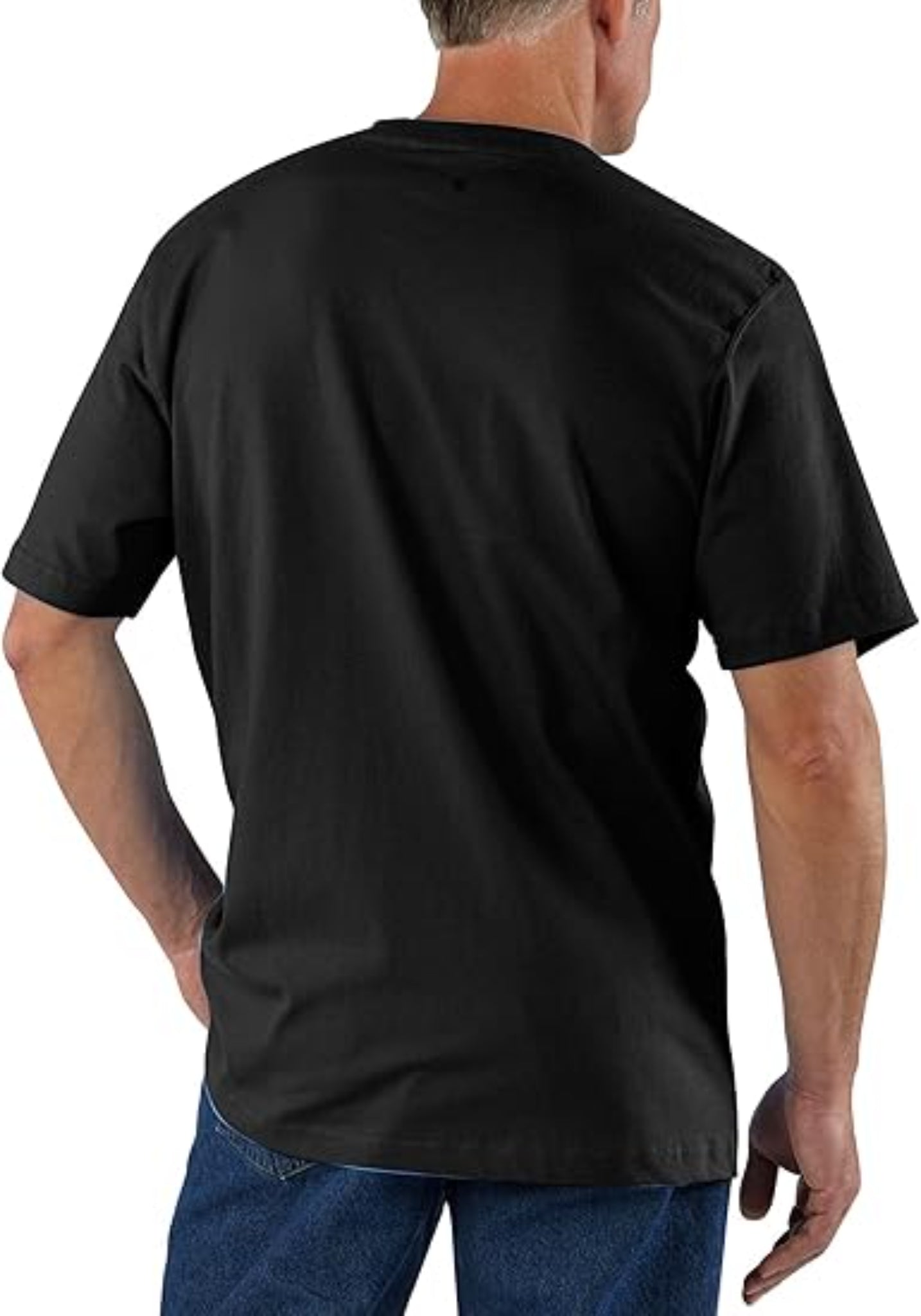 Men's Cotton Pocket T-Shirt Relaxed Fit Short Sleeve Casual Everyday Comfort