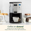 12-Cup Programmable Coffee Maker Single-Serve Dispenser Auto Shutoff Drip Brewing Machine