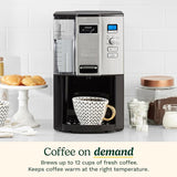 12-Cup Programmable Coffee Maker Single-Serve Dispenser Auto Shutoff Drip Brewing Machine