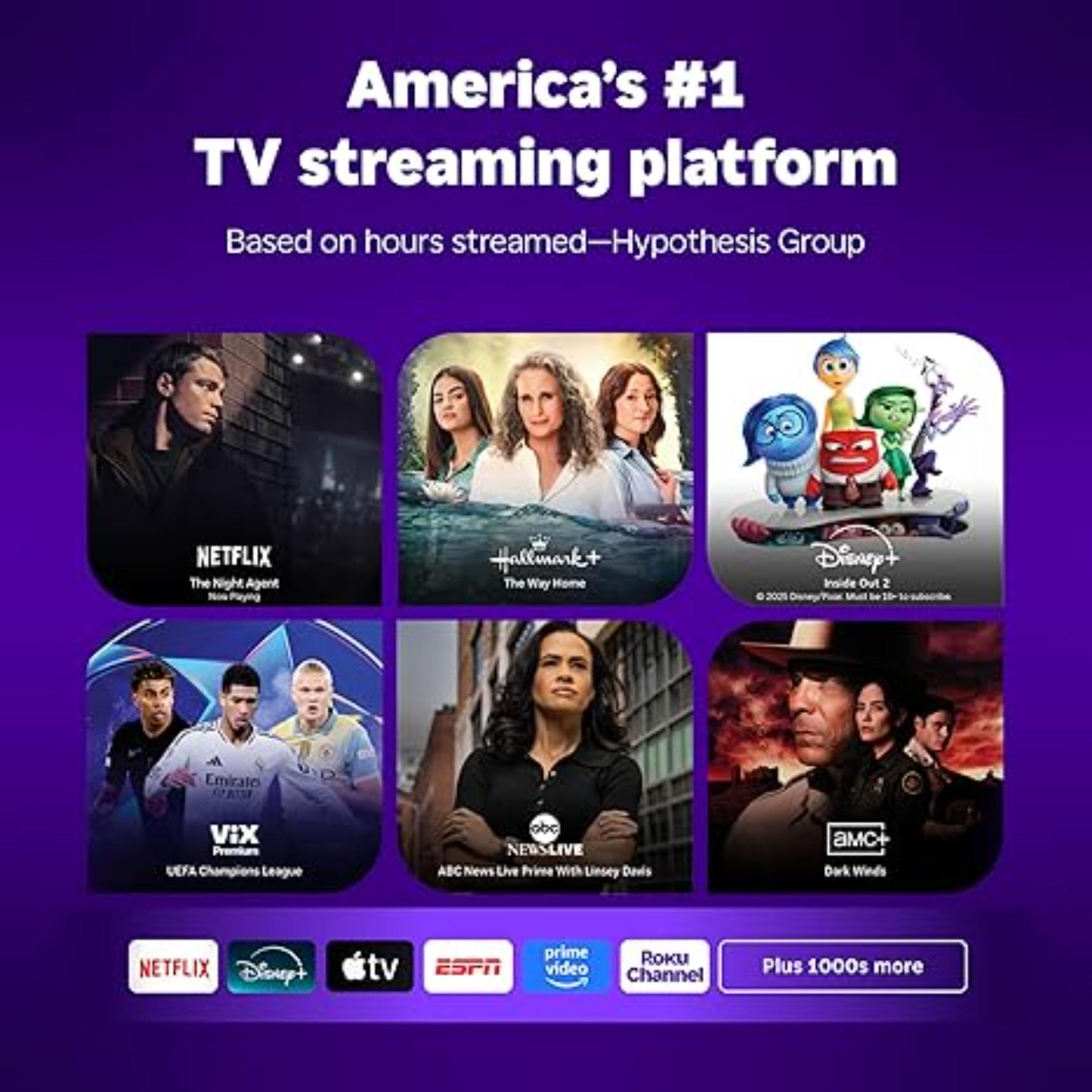 HD Streaming Stick Voice Remote Smart TV Media Player Device Entertainment
