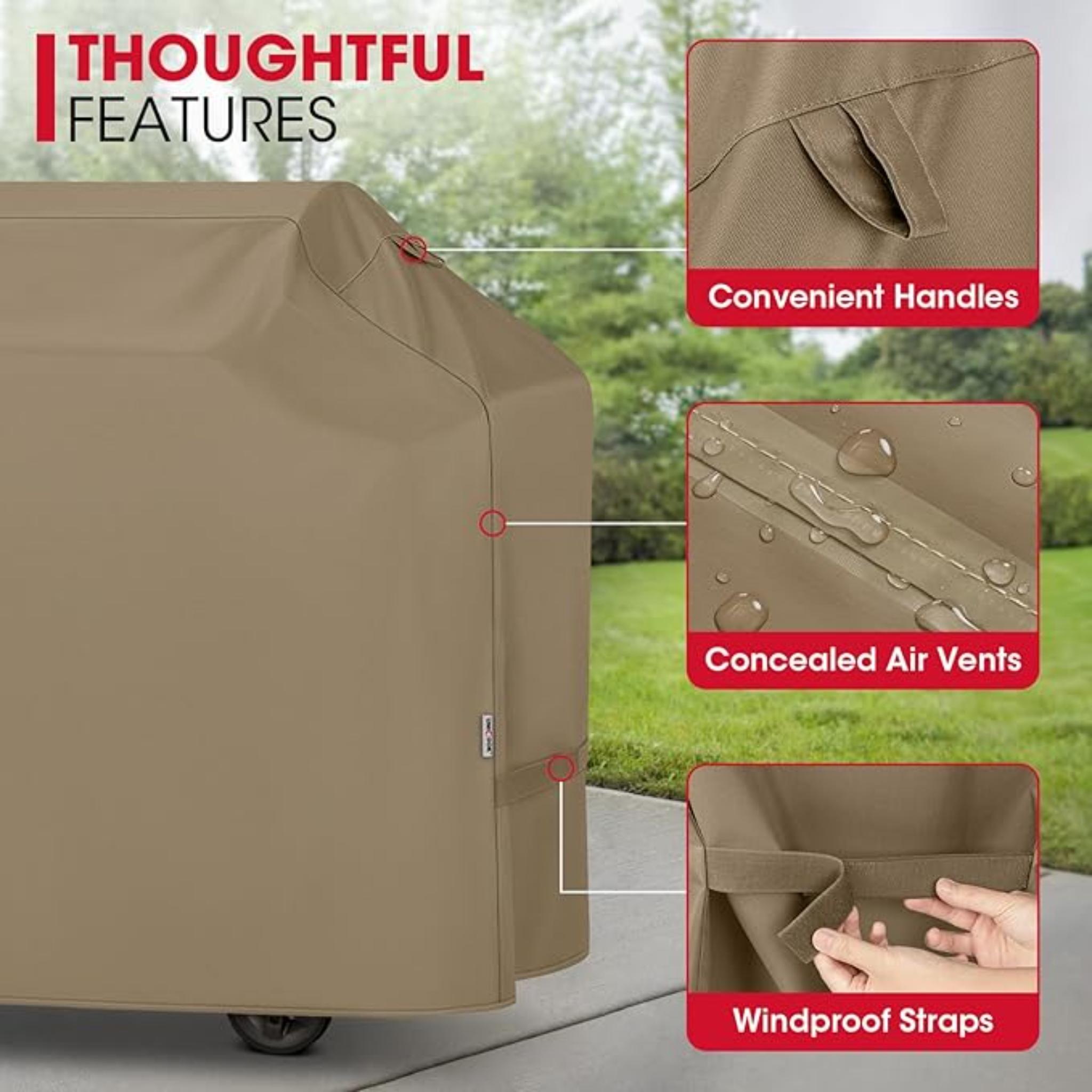 55 Inch Heavy Duty Waterproof Outdoor BBQ Grill Cover All Season Protection
