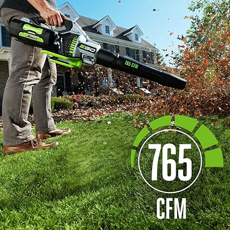 EGO POWER+ Cordless Leaf Blower 765 CFM 56V Battery Included Performance