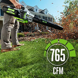 EGO POWER+ Cordless Leaf Blower 765 CFM 56V Battery Included Performance