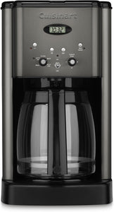 12-Cup Brew Central Coffee Maker Black Stainless Steel Programmable Brewer Machine