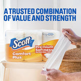 ComfortPlus Toilet Paper Triple Rolls Septic Safe 1-Ply Bathroom Tissue