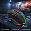 Wired Optical Gaming Mouse RGB Lighting Ergonomic High Precision Black Device