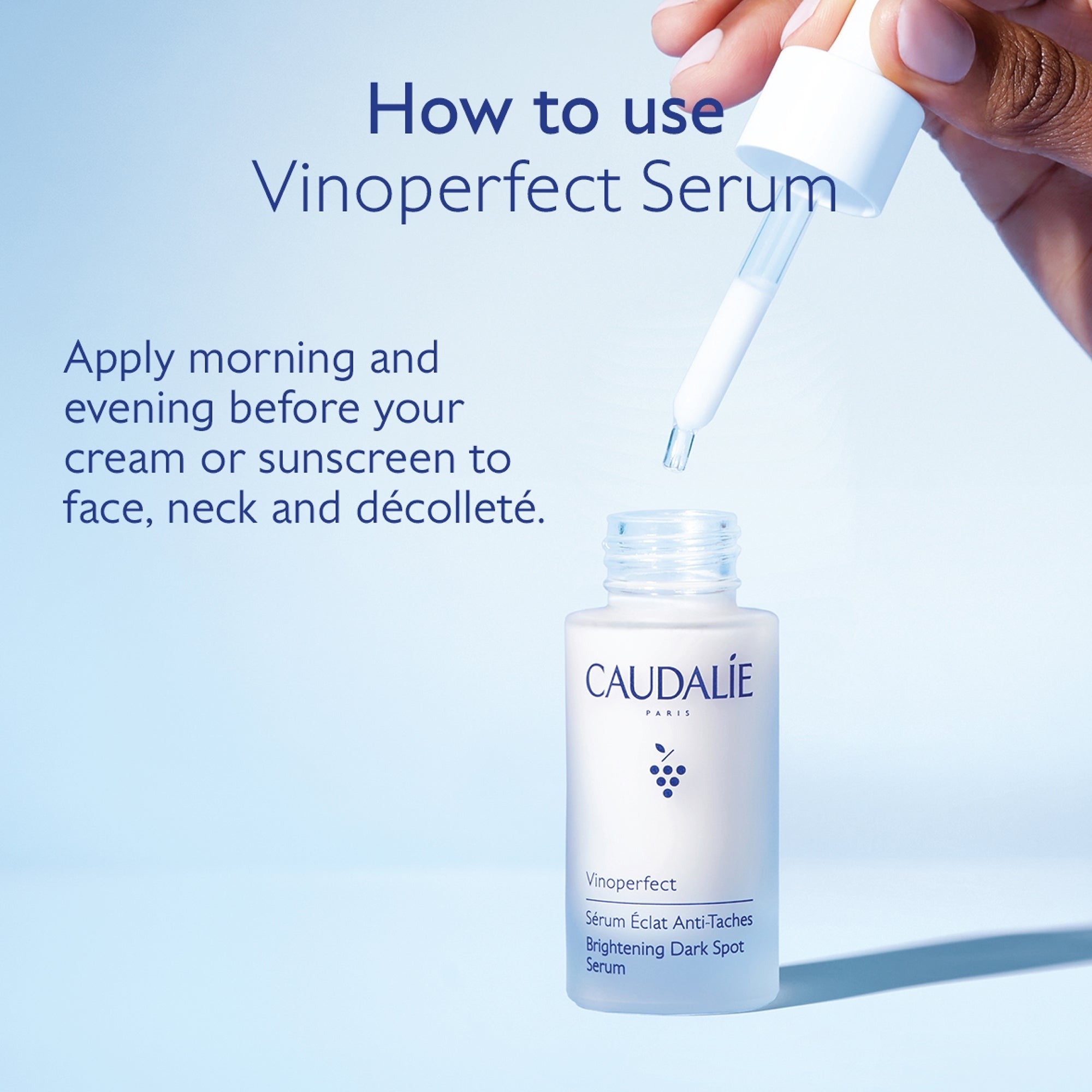 Caudalie Vinoperfect Brightening Dark Spot Serum | 1oz | Even Skin Tone & Radiance