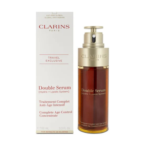 Clarins Double Serum | 100ml | Complete Age Control Concentrate | Anti-Aging Serum
